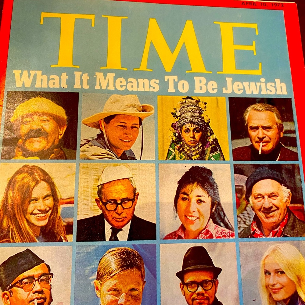 TIME 1972 Magazine what it means to be Jewish